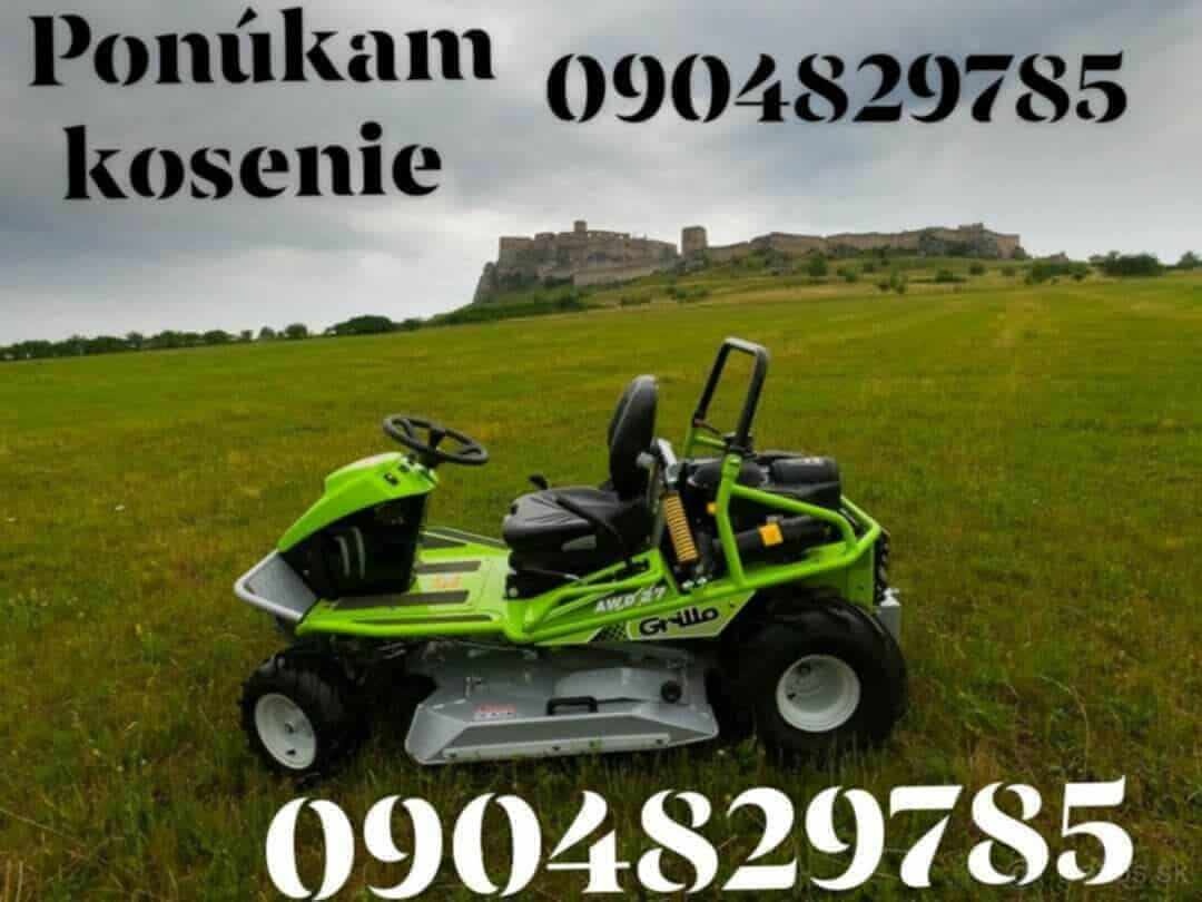 Kosenie ,mulčovanie ,Topoľčany ,Nitra, Nové Zámky,Vráble, - 2