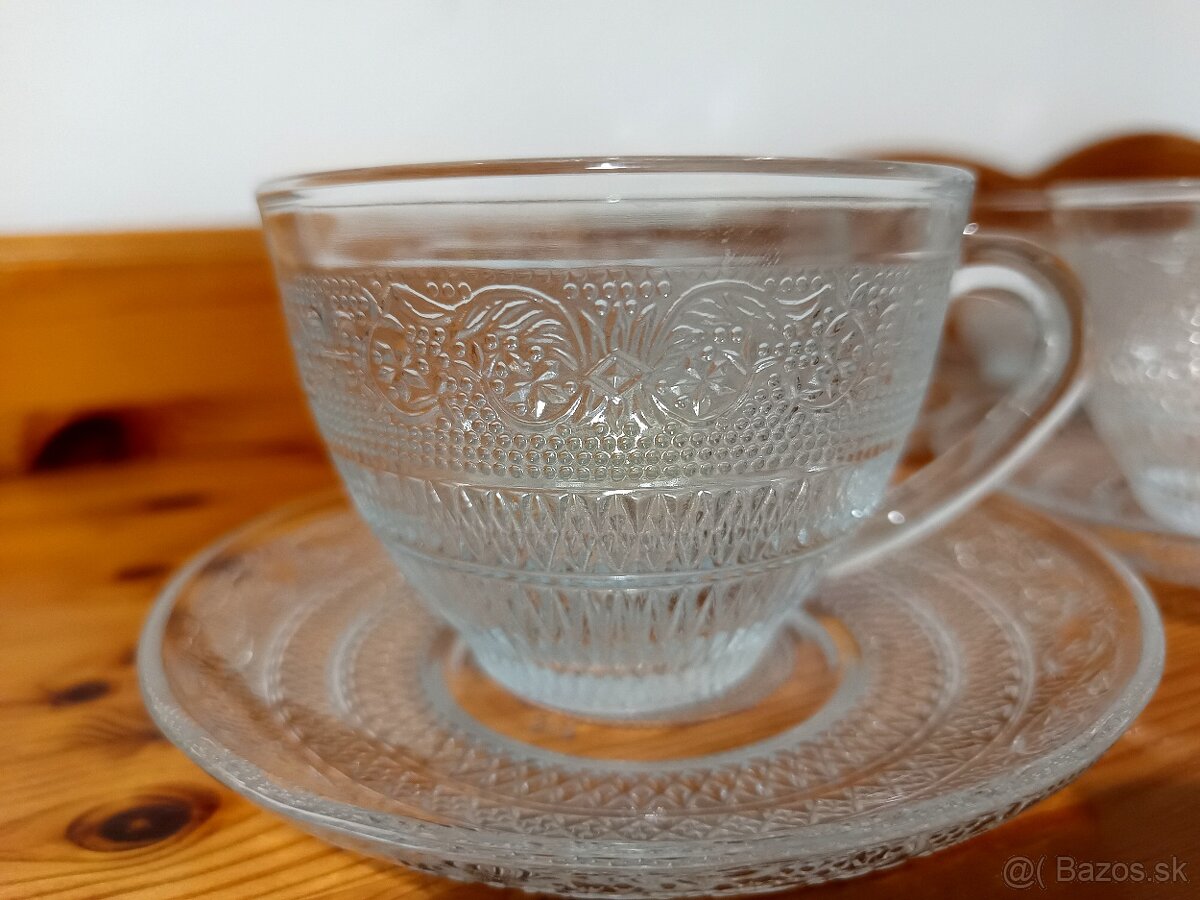 Retro sklenený set - 2