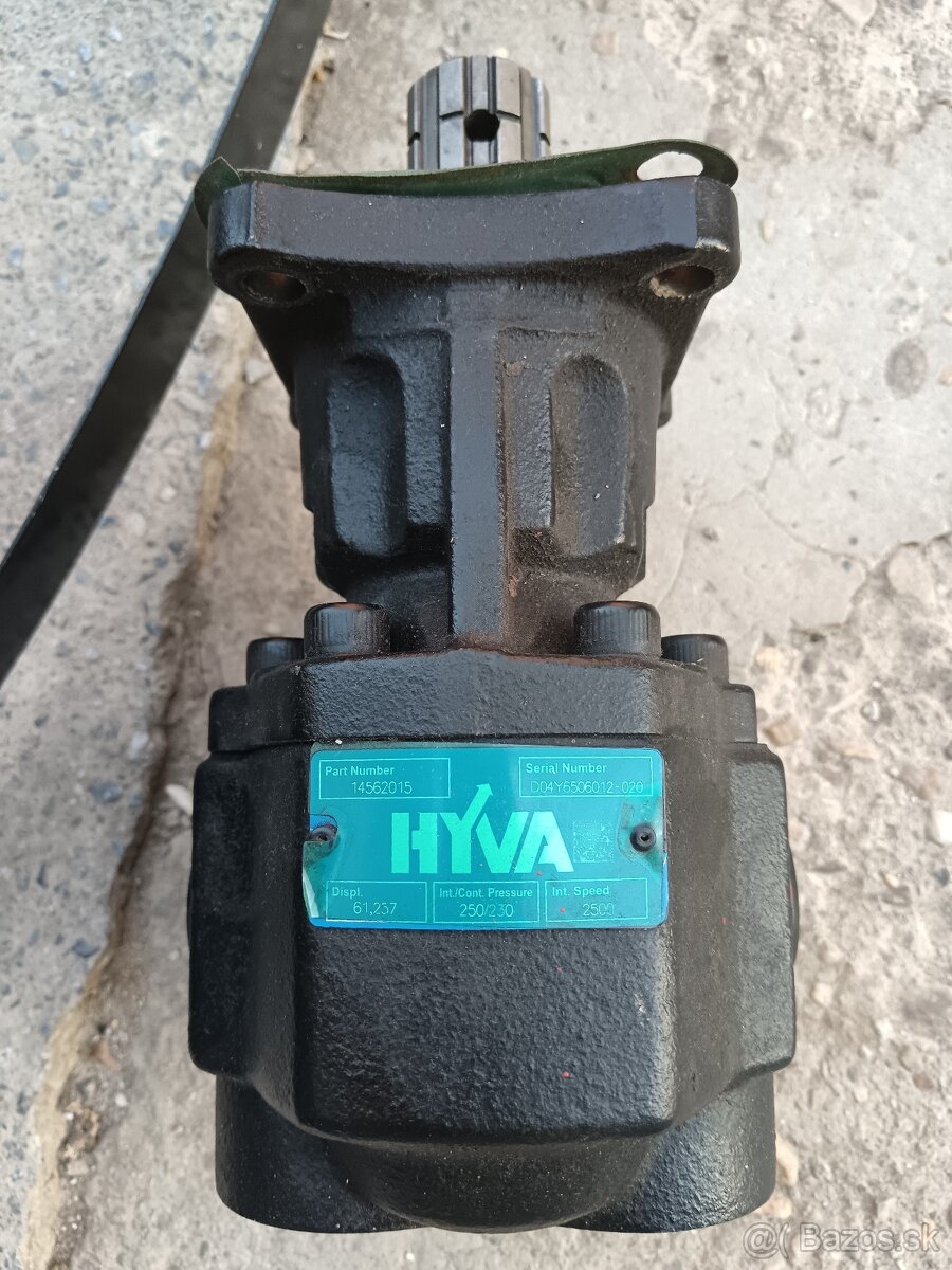 Hydraulická sada AFHYMAT + zubové čerpadlo HYVA 14562015 - 2