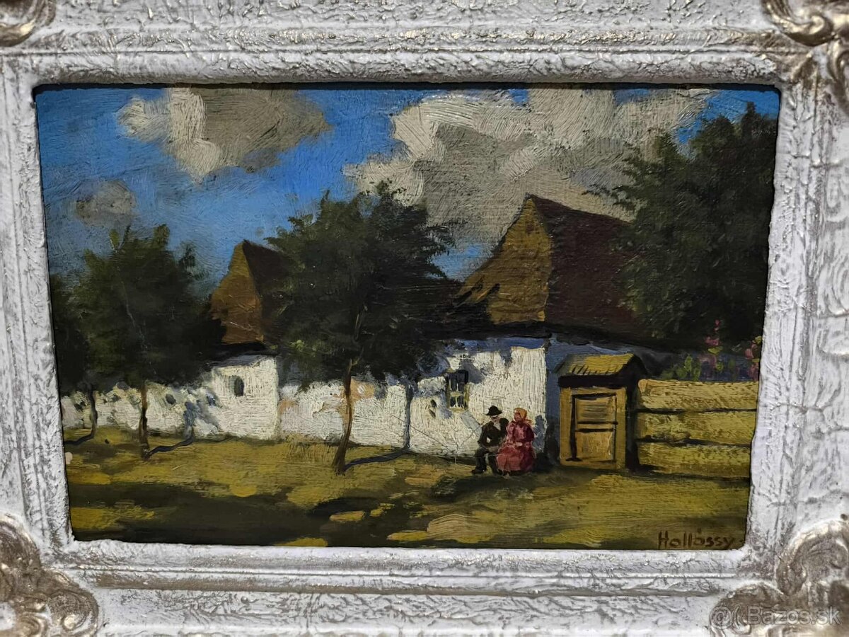 B. Holossy - stará olejomaľba - 2
