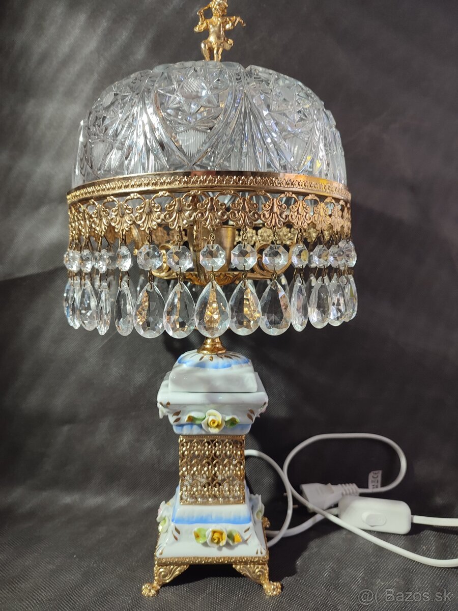 Kryštálová stolná lampa za 159,-eur - 2