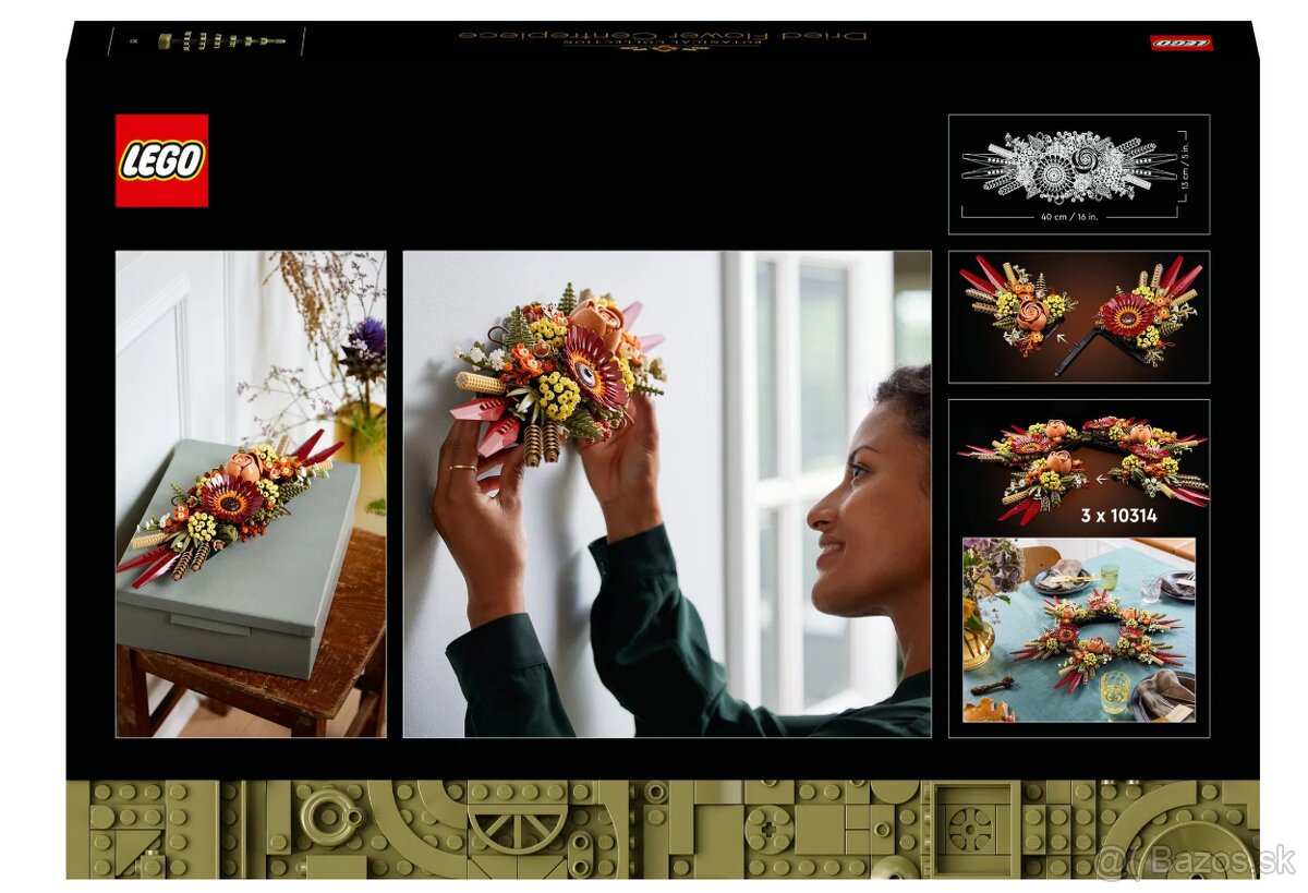 LEGO Icons Botanicals 10314 Dekorácia zo sušených kvetov - 2