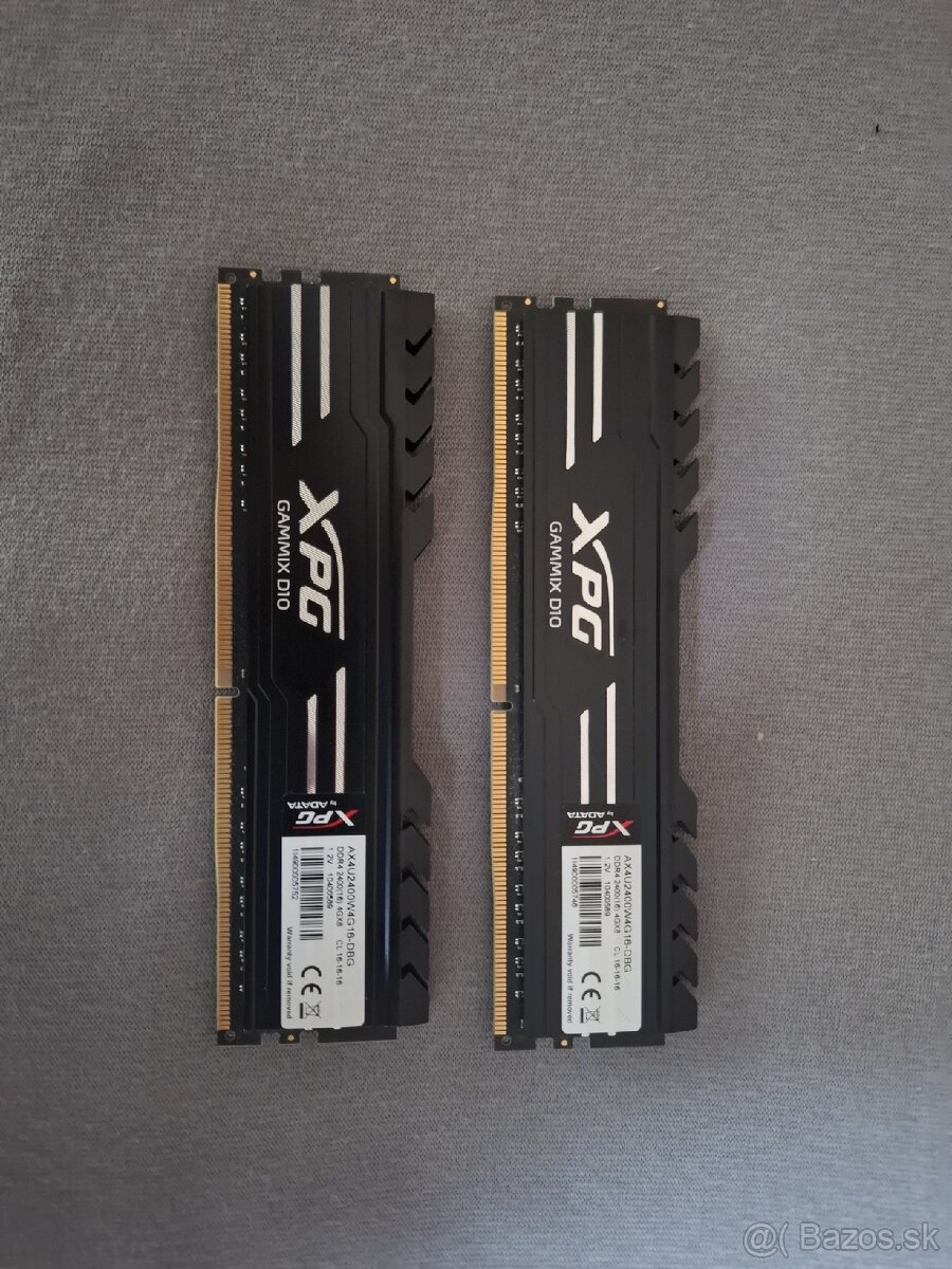 RAM DDR4 XPG Gammix D10 2×4 GB (8 GB) 2400 MHz - 2