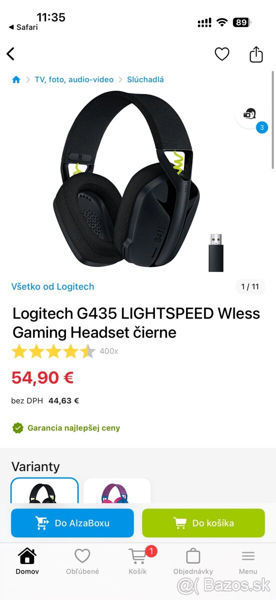 Logitech g435 Slúchadla - 2