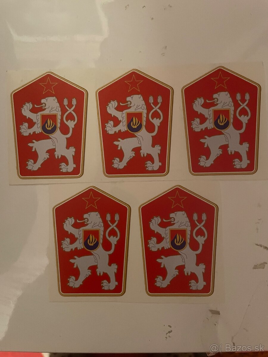 Samolepky štátny znak Čssr - 2