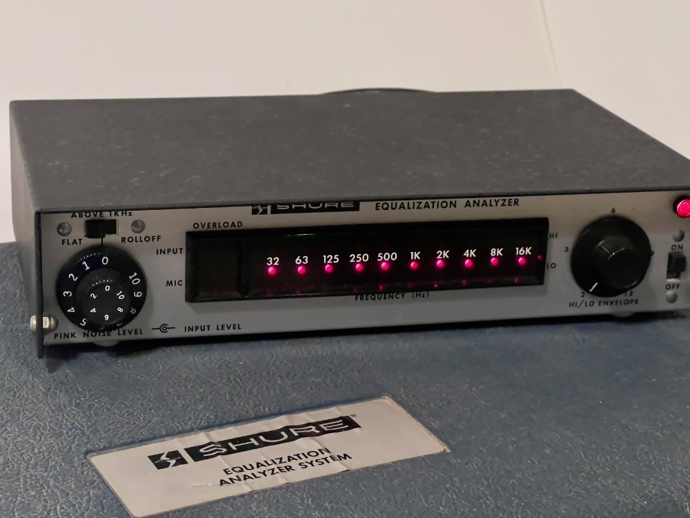 Predám Shure equalization analyser M615AS - 2