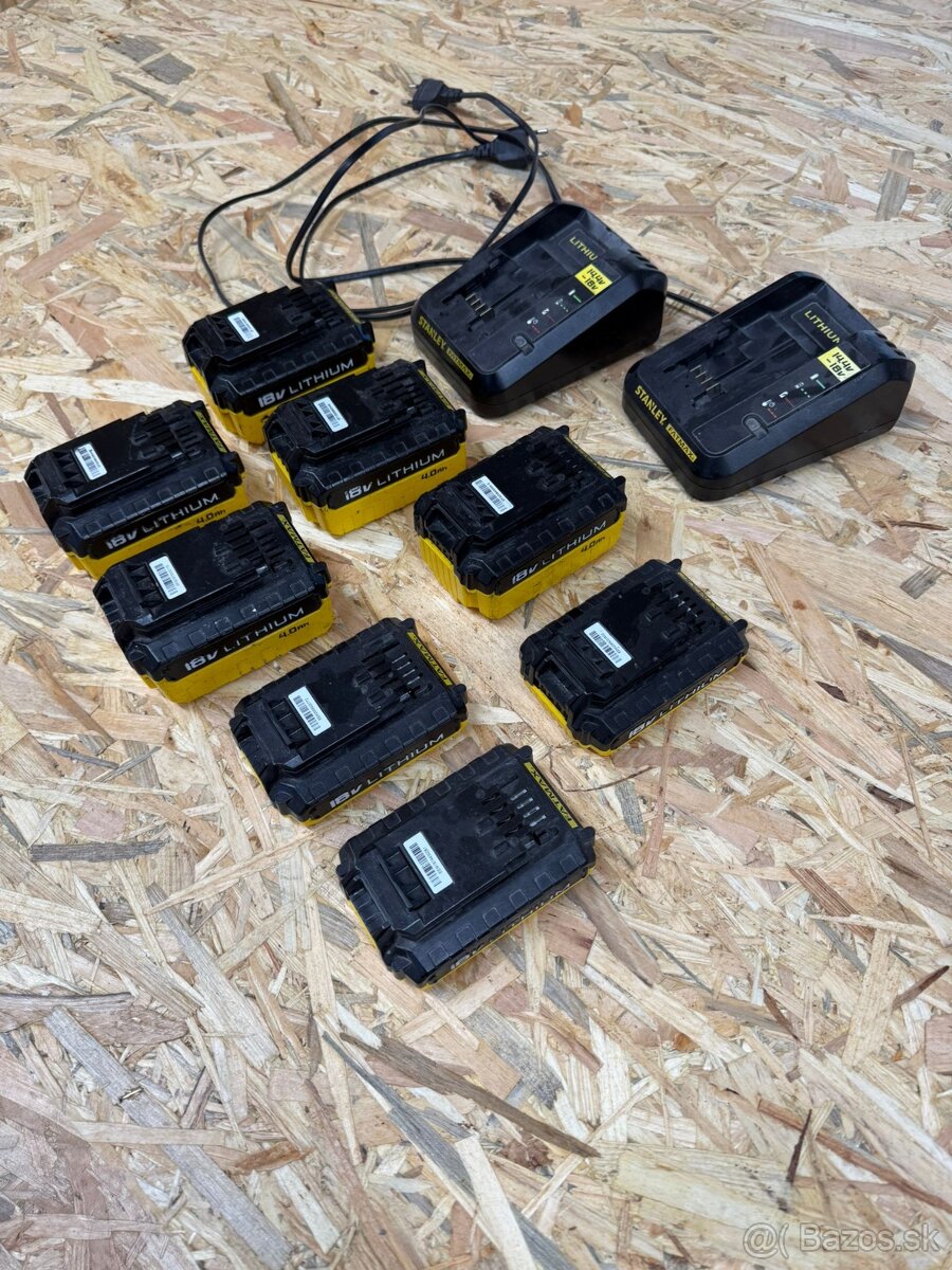 Stanley fatmax batérie a nabíjačky - 2