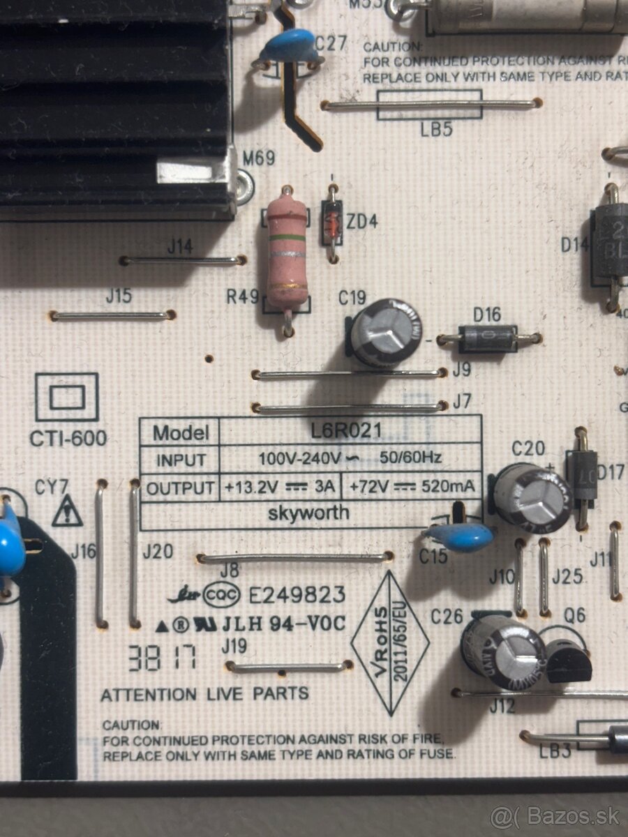 Zdroj pre LG 55UJ620V , L6R021 - 2