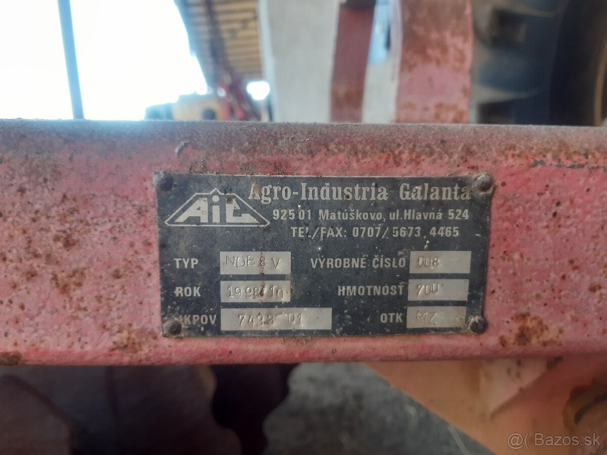 Predám disky 2,0m - 2