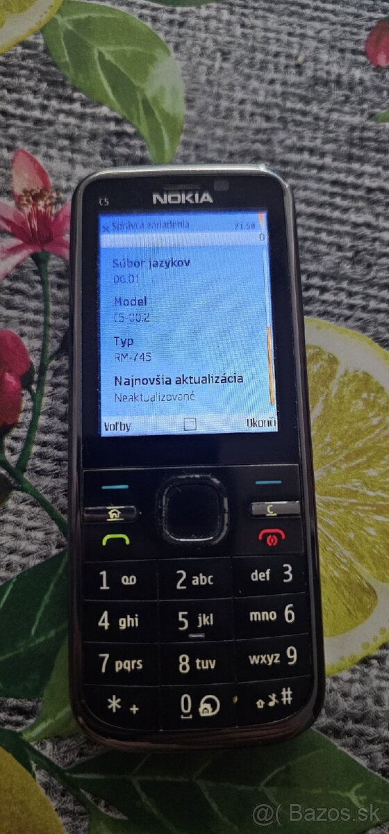 Nokia C5-00.2 model RM 745 - 2