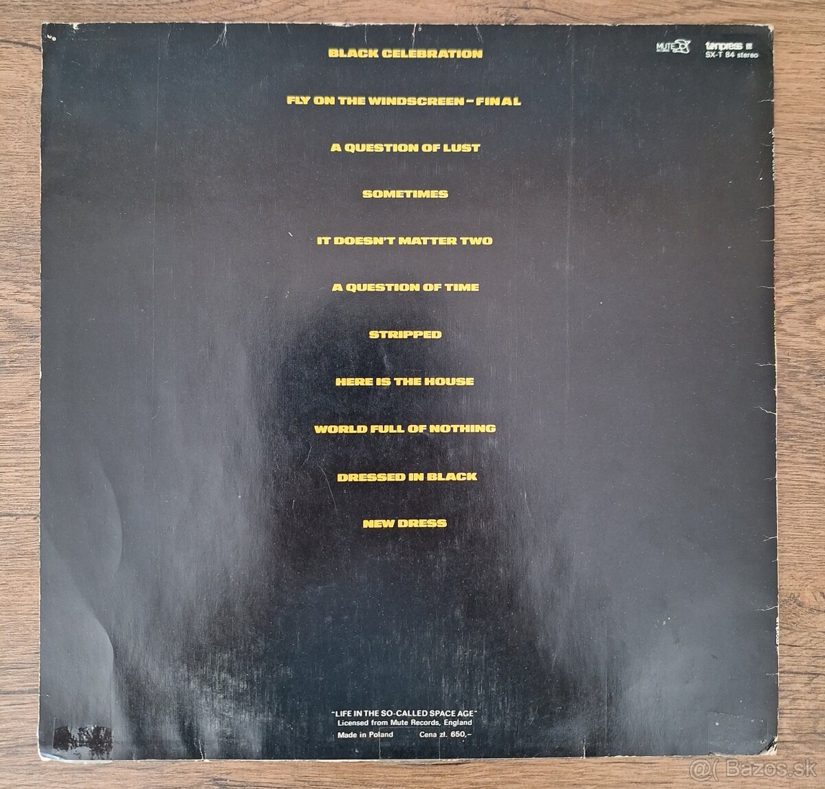 Depeche Mode Black celebration LP PL - 2