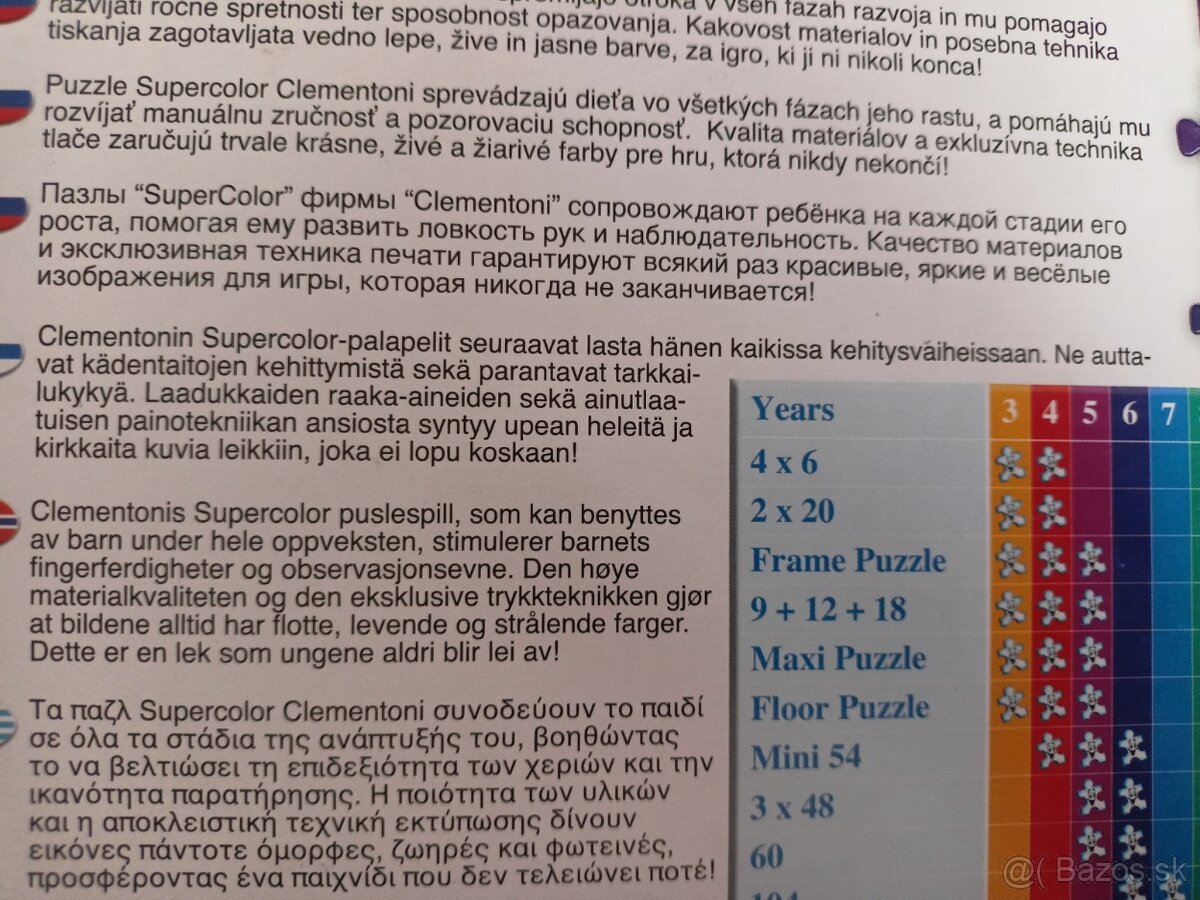 Puzzle rozprávky vek 9 plus - 2