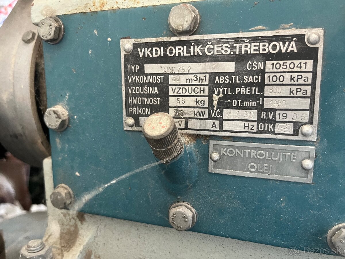 Kompresor Orlík 3 JSK 75-2 - 2