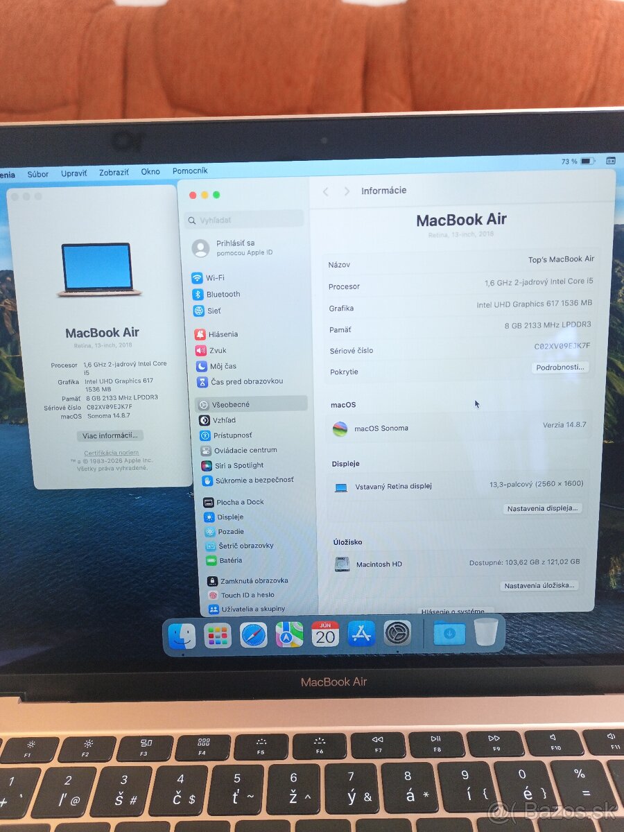 MacBook air 13 - 2