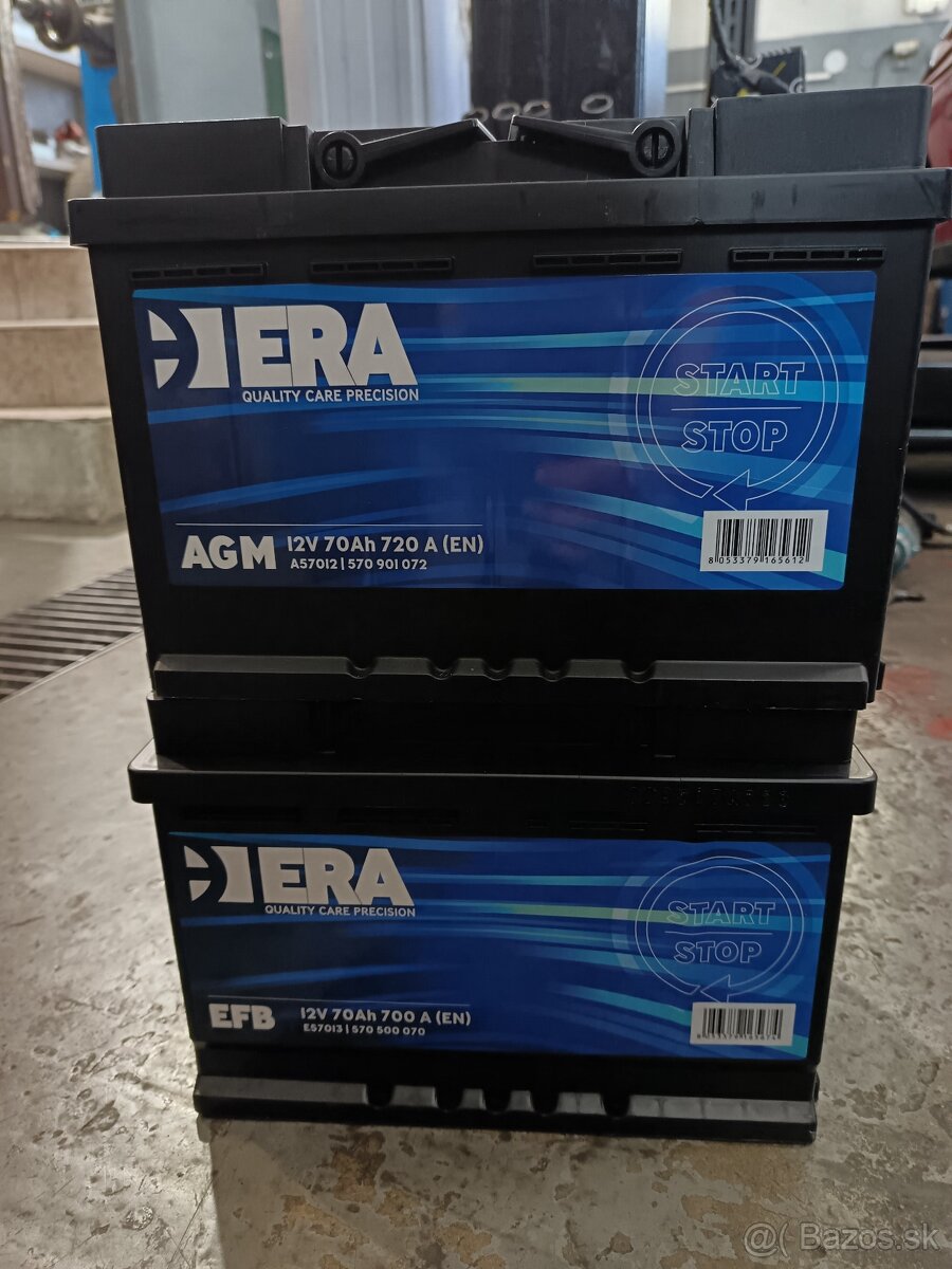 AGM autobatéria 70 Ah ERA ( start-stop ) - 2