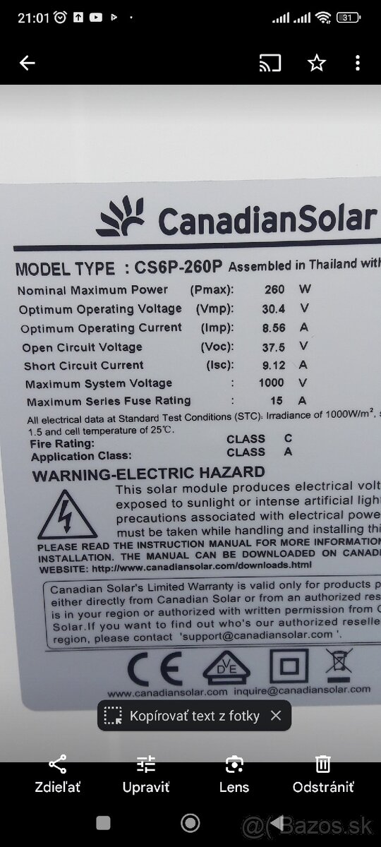 Fotovoltaické panely - 2