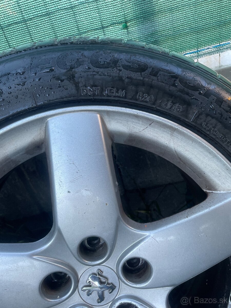 Letná sada diskov plus pneu Peugeot - 2