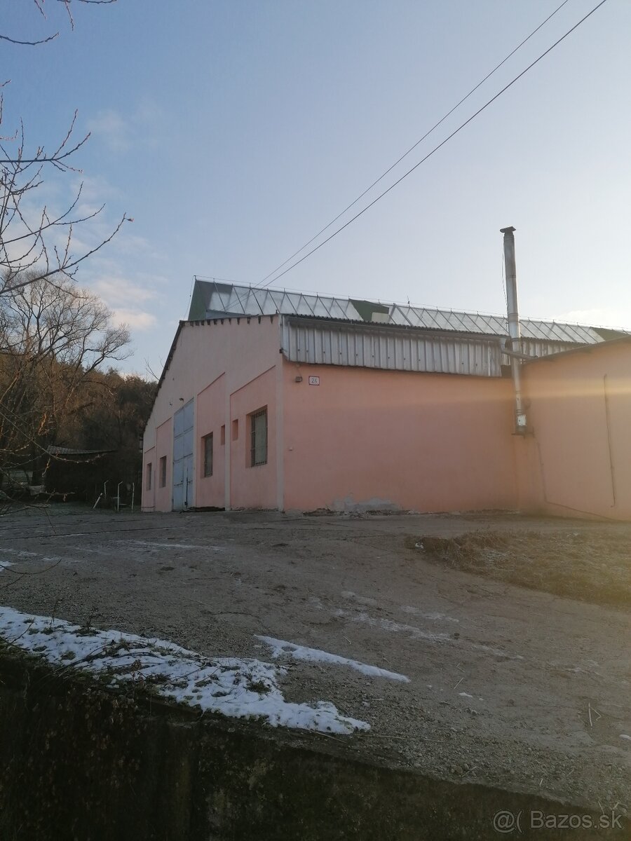 Vykurovana hala 1500m² - 2