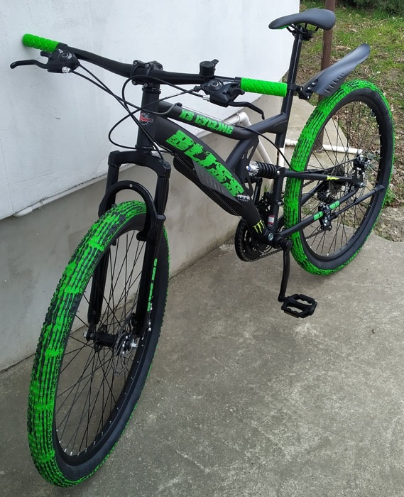 Horský celoodprúžený bicykel - 2