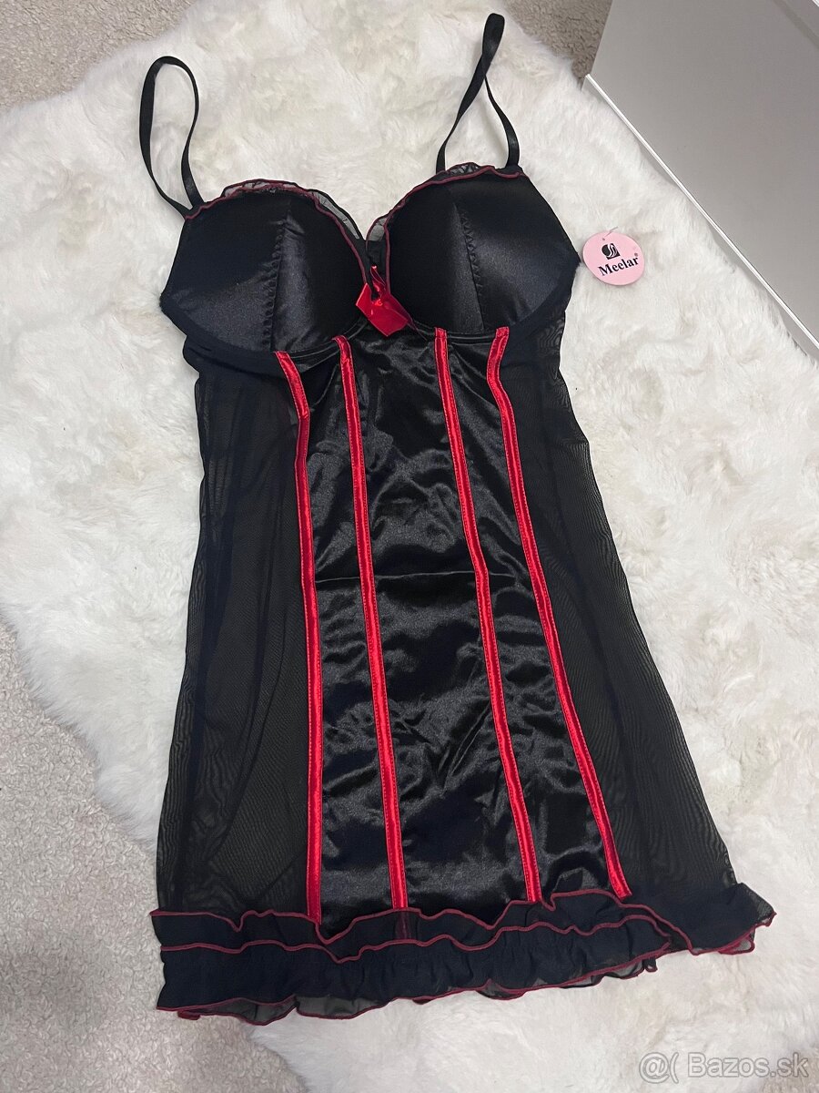 Čierna nočná košieľka - 2