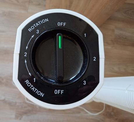 Stojanový/ stĺpový otočný ventilátor wave 78cm - 2