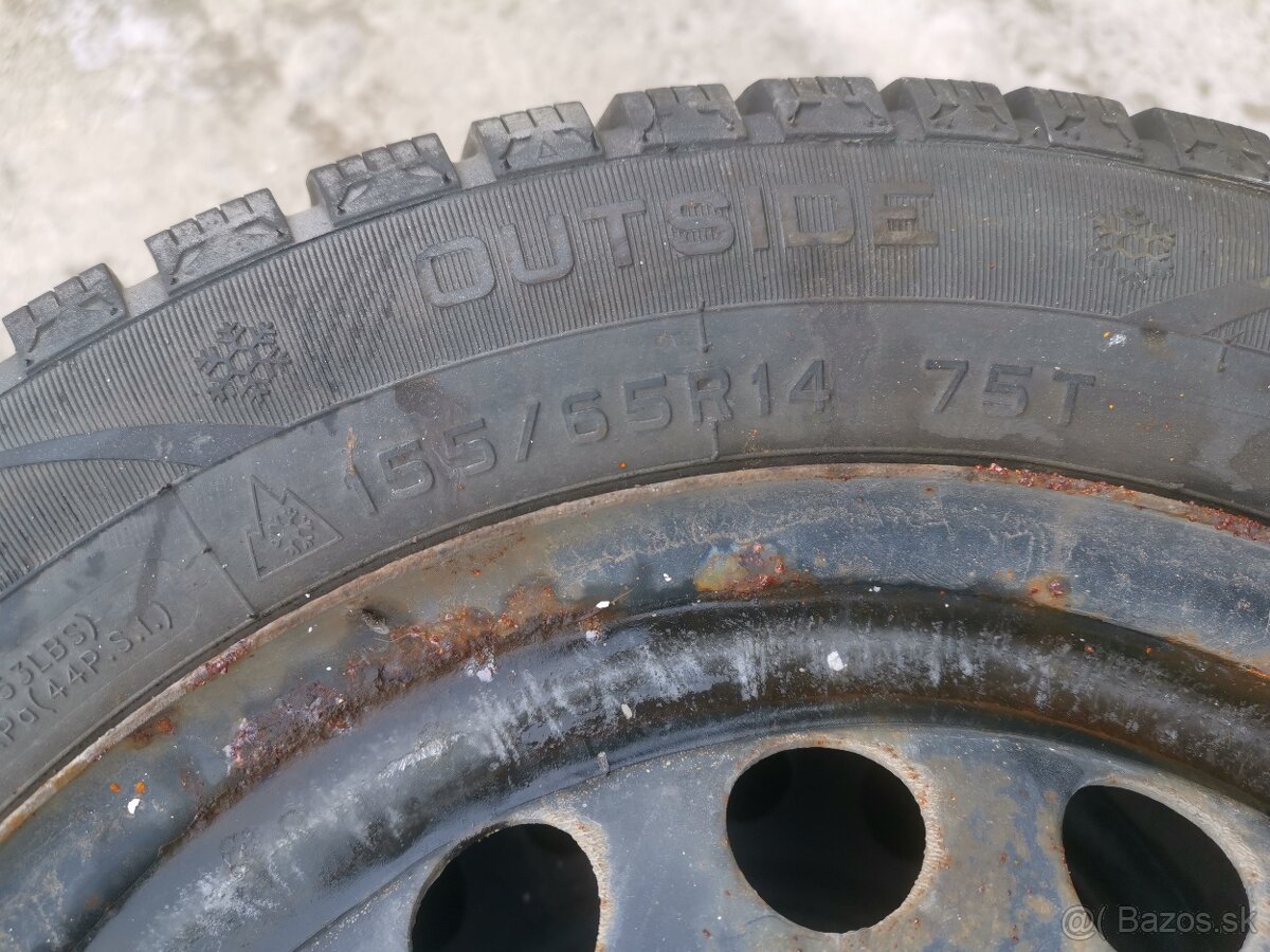 Predám zimné pneumatiky R14 - 2