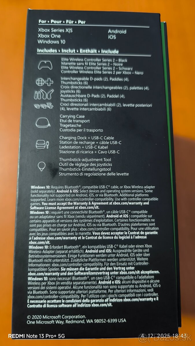 Xbox Elite series 2 Black controller ovládač - 2