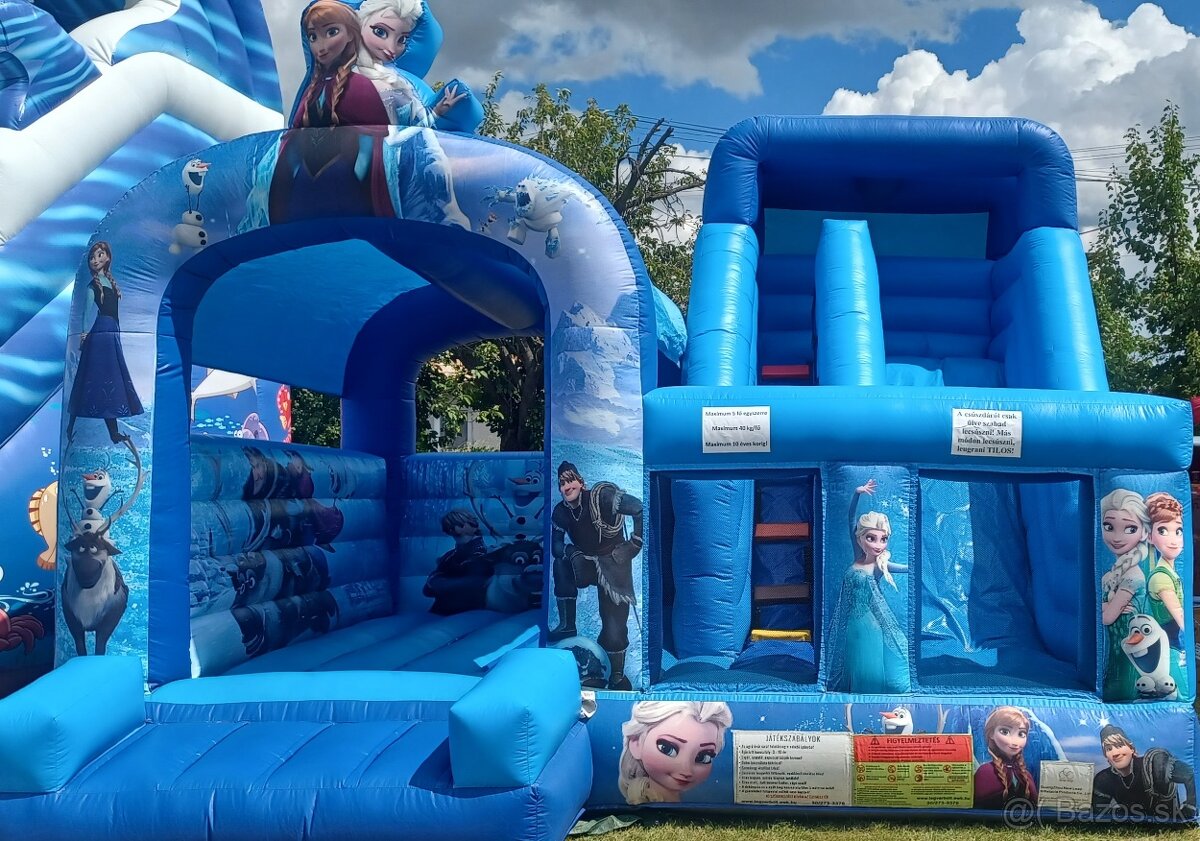 Skákací hrad combo Frozen - 2