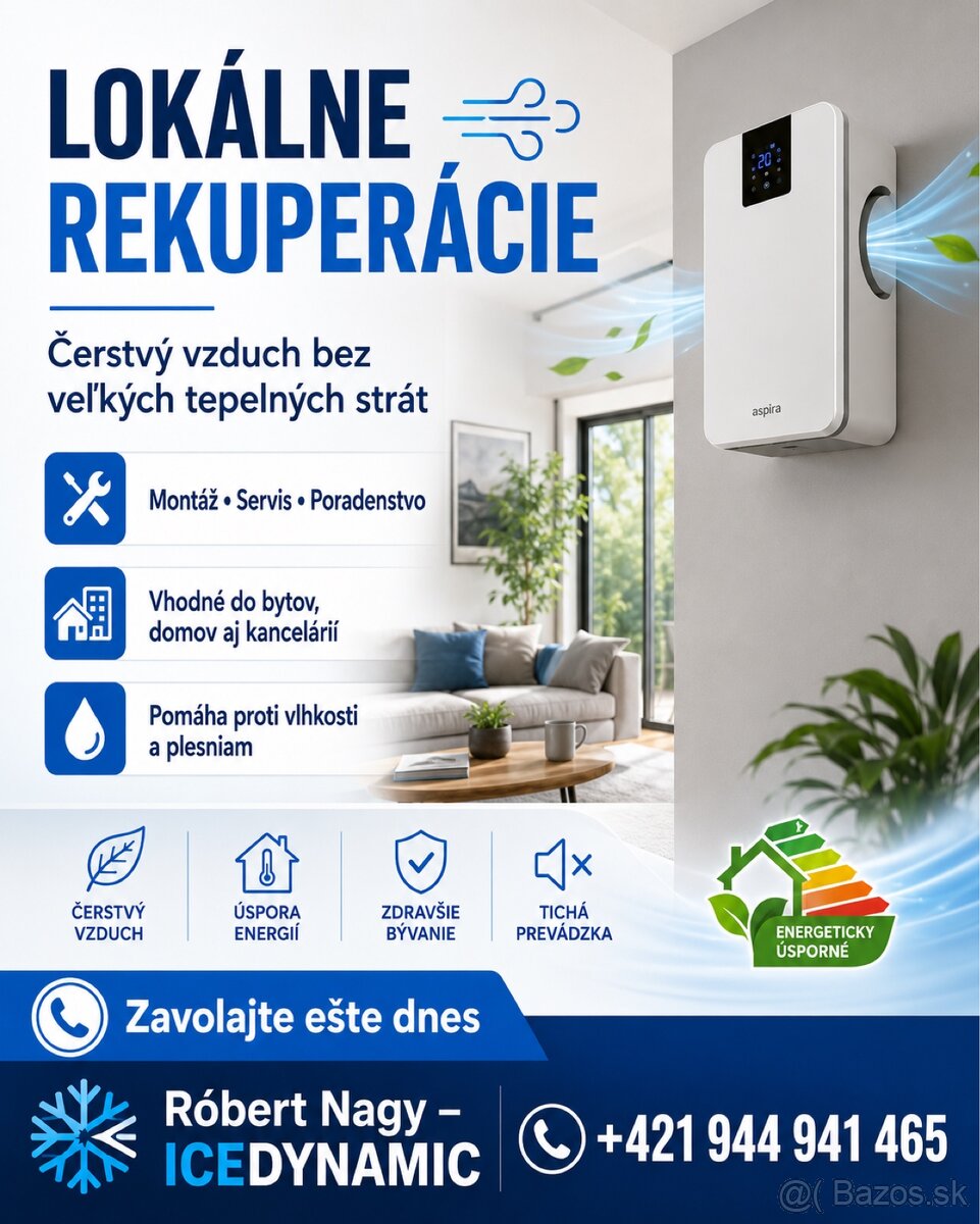 Montáž,servis a predaj klimatizácii a Centrálne rekuperácie - 2