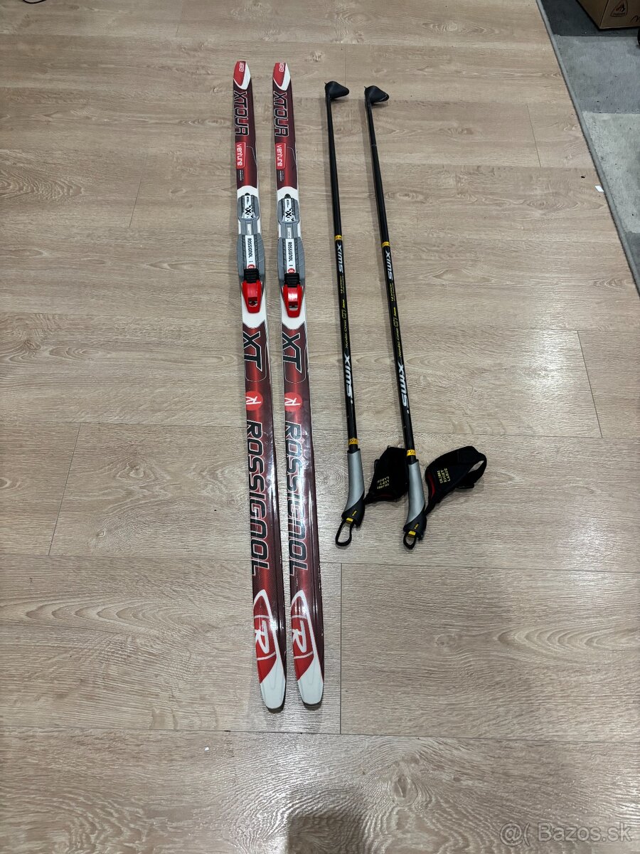 Detské bežky Rossignol 160cm + bežecké palice swix 115cm - 2