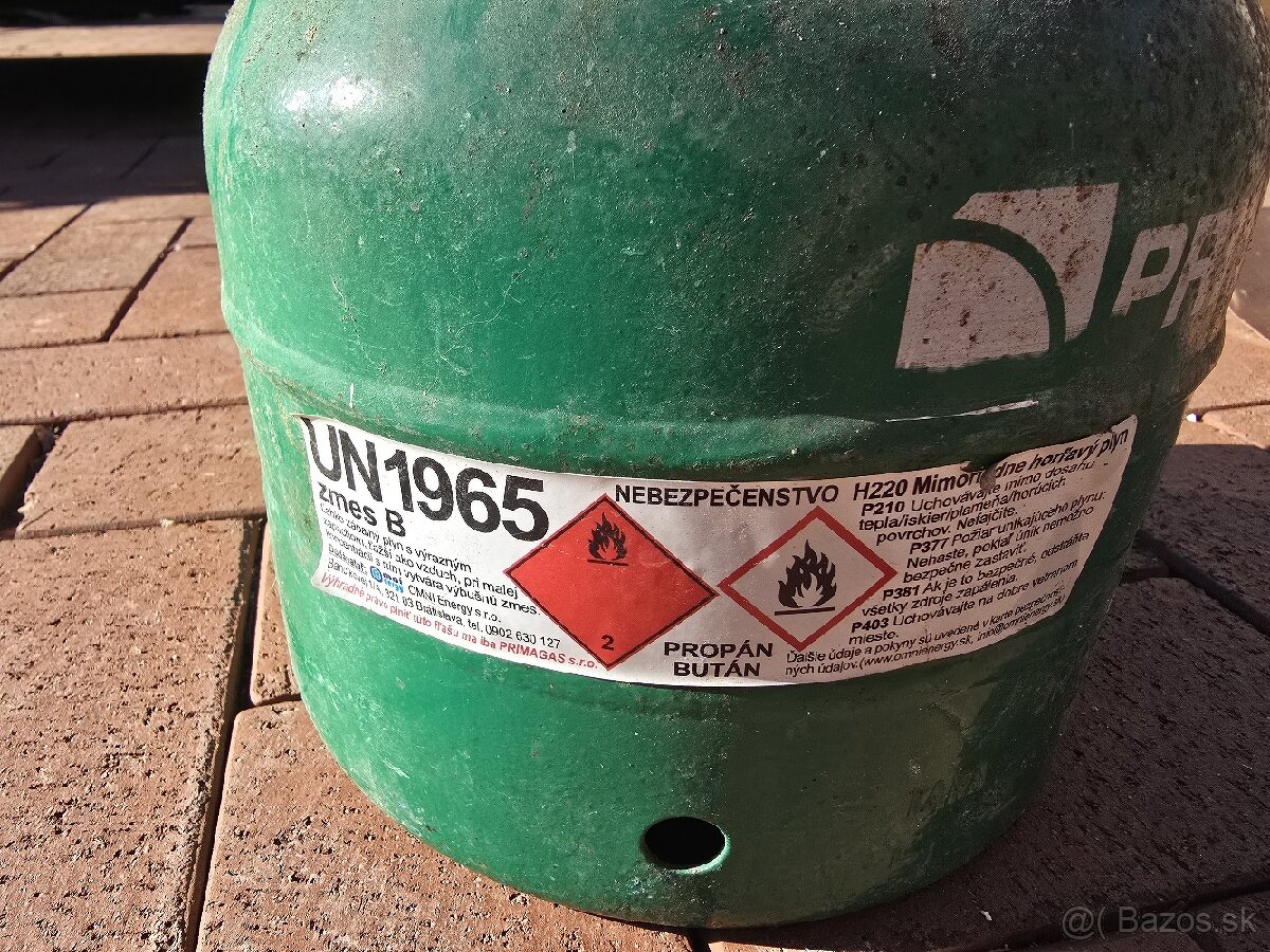Plynová fľaša plná 2kg propán - 2