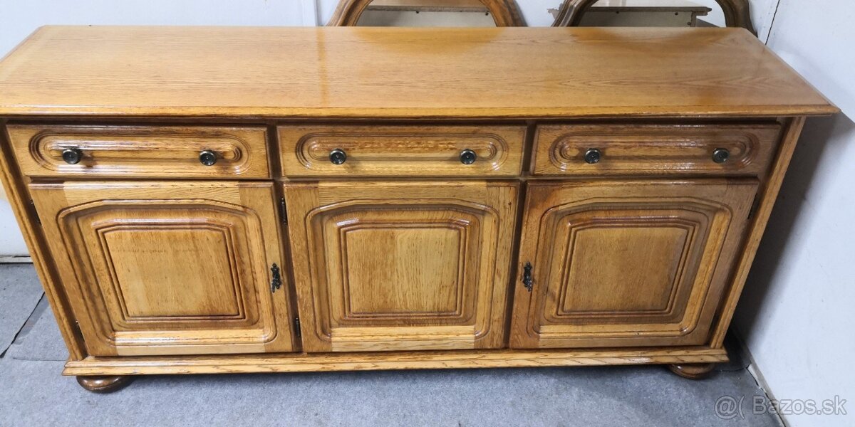 Rustikálna masivna komoda - 2