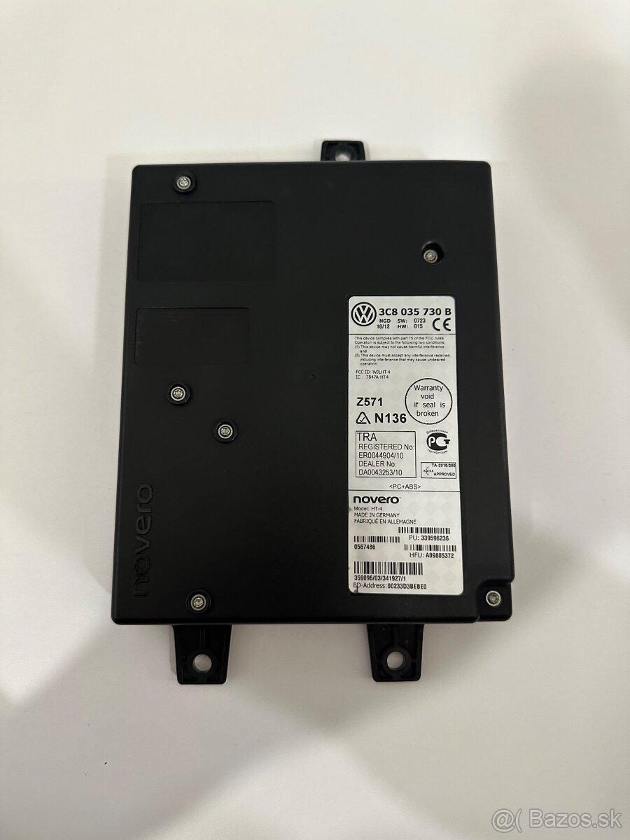 Bluetooth jednotka 3C8035730B škoda vw - 2