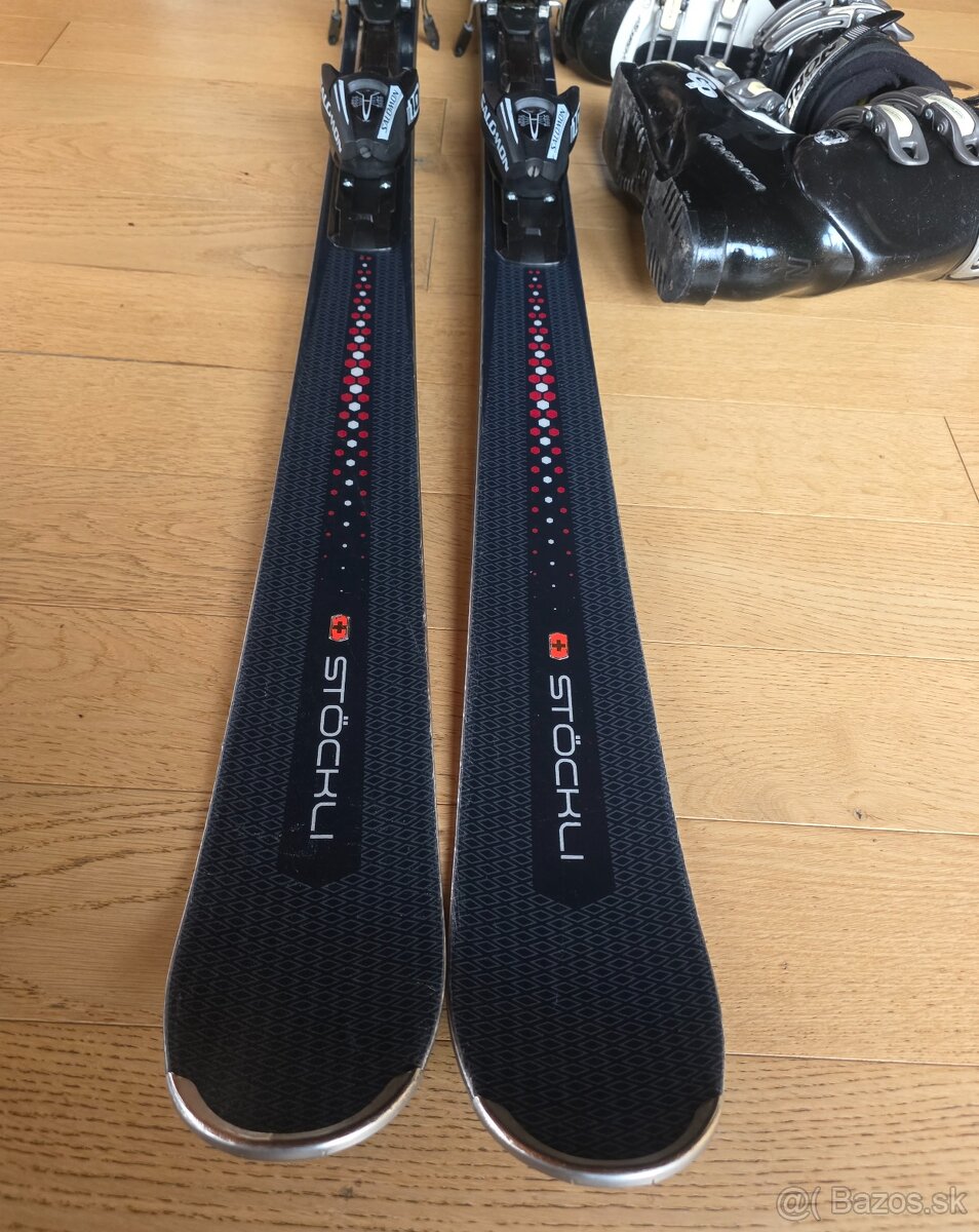 Lyže STOCKLI 152cm + lyžiarky Nordica - 2