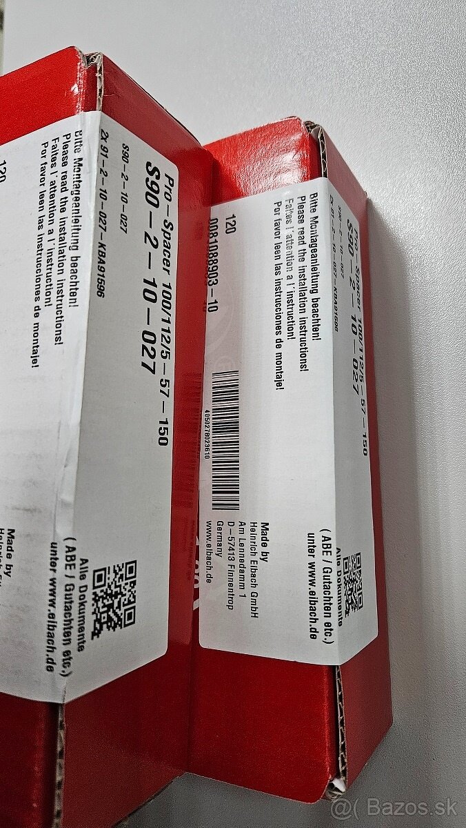 Rozširovacie podložky VW, Audi, Škoda, Seat a iné - 2