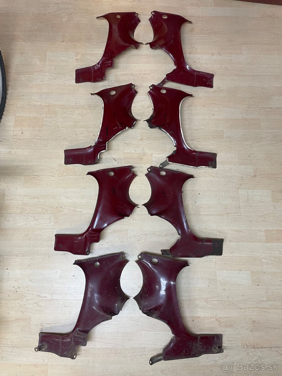 Podsedlové plechy Jawa 350 typ 360 361 Panelka Sport - 2