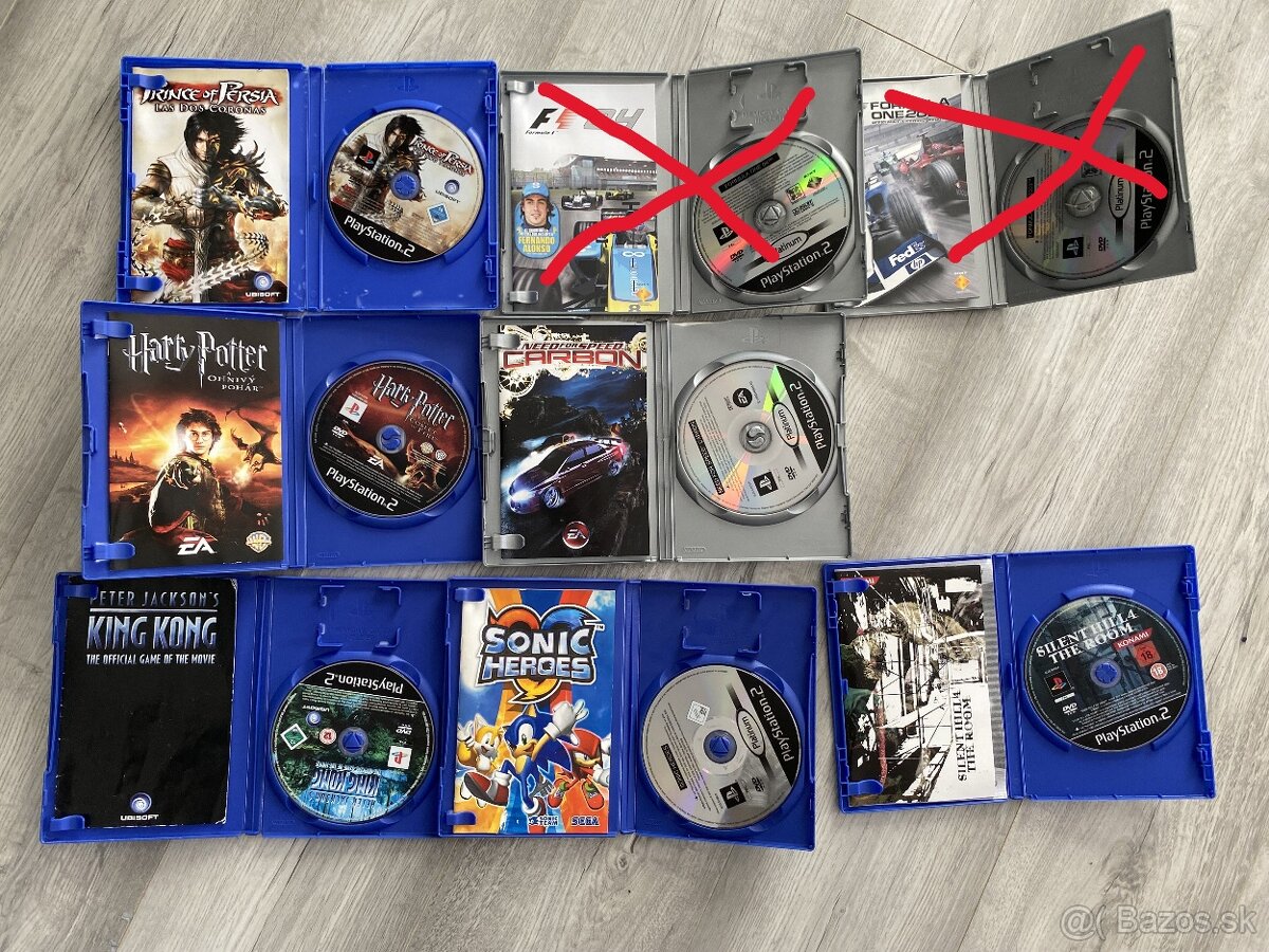 Playstation 2 hry + pamaťová karta - 2