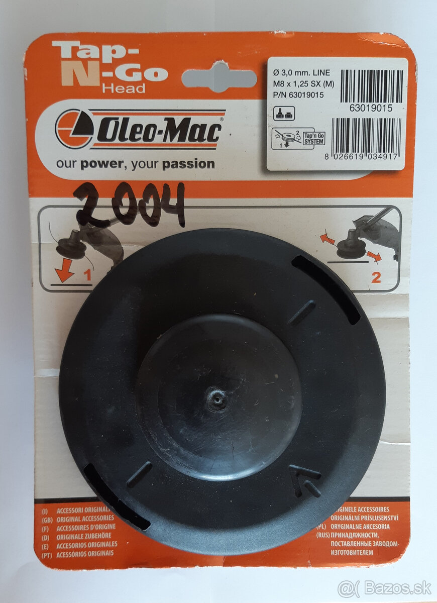 Oleo-Mac - Original strunova hlava + cievka - 2