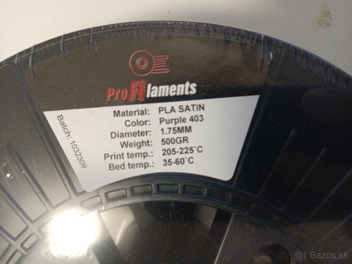 ProFilaments PLA SATIN 1,75mm Fialový 500g - 2