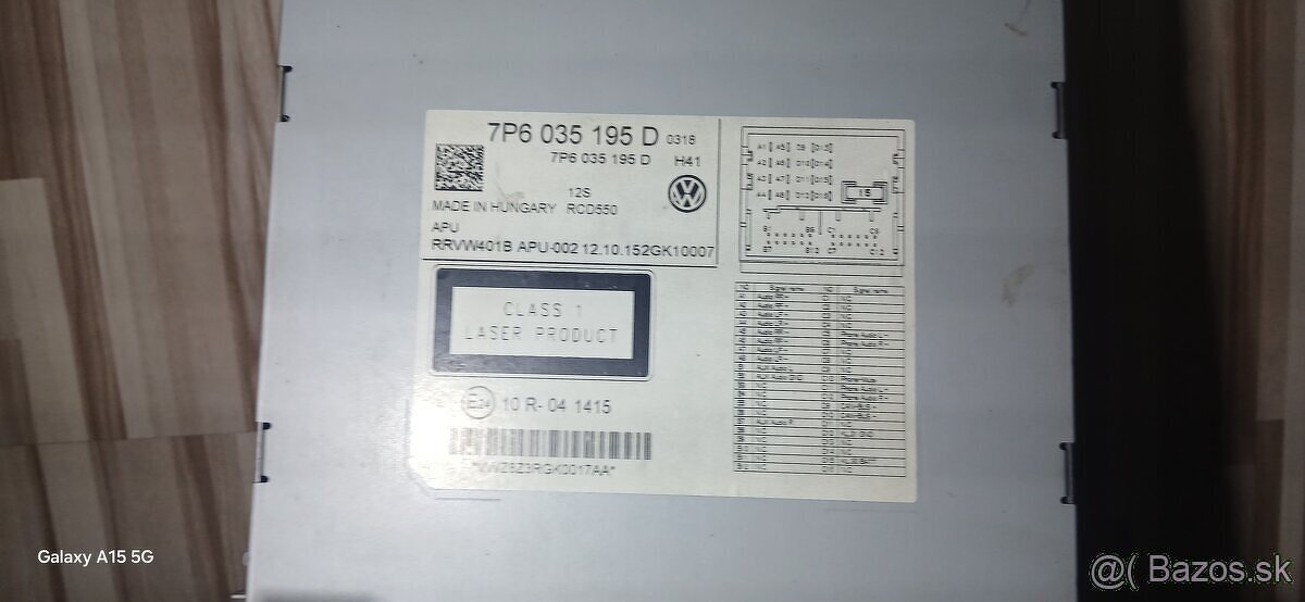 Vw touareg autoradio - 2