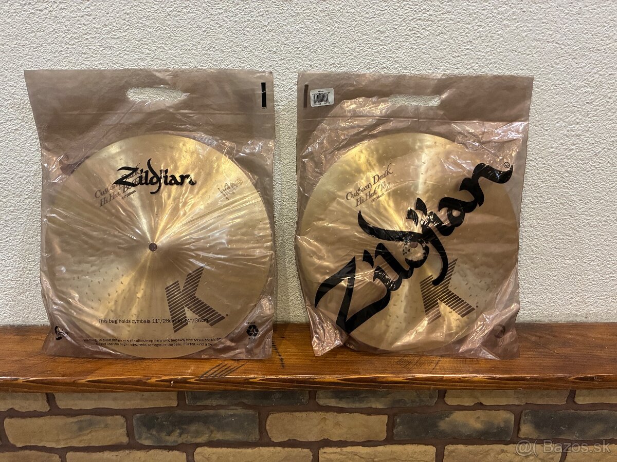 ZILDJIAN K CUSTOM DARK HI HAT 14" - NOVE - 2