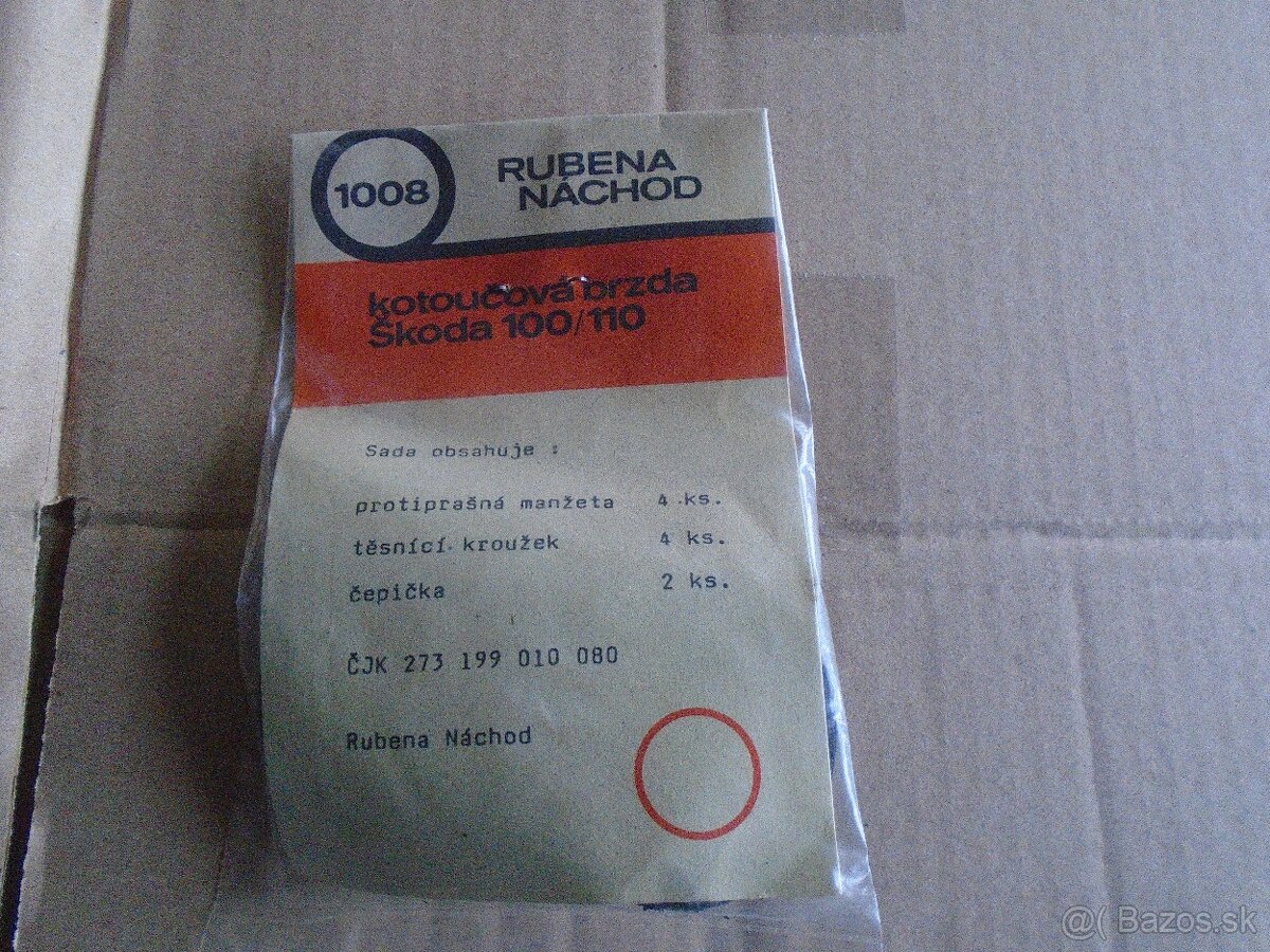 škoda 100, 110, 110R, 110LS Gumky brzd - 2