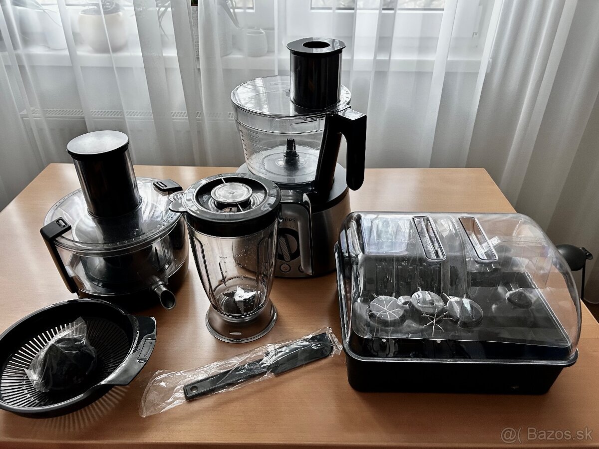Multifunkčný kuchynský robot Philips HR7778/00 strieborný - 2
