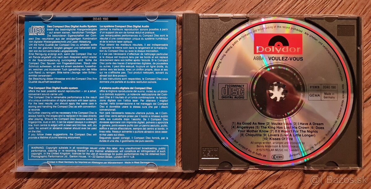 ABBA - Voulez-vous CD 1984 - 2