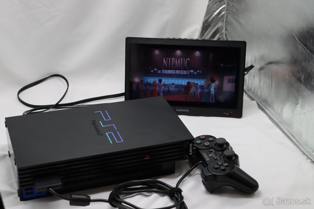 PlayStation 2 Slim SCPH-30004 + príslušenstvo - 2