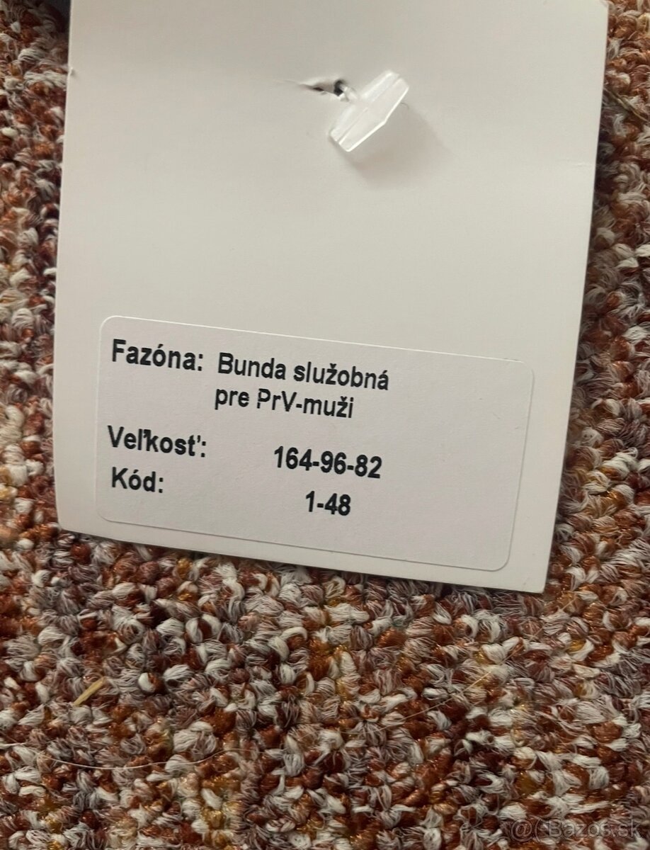 Bunda PrV vojenská, služobná - 2