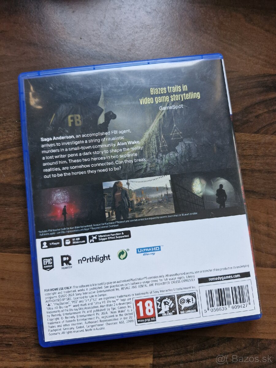 Alan Wake 2 deluxe PS5 - 2