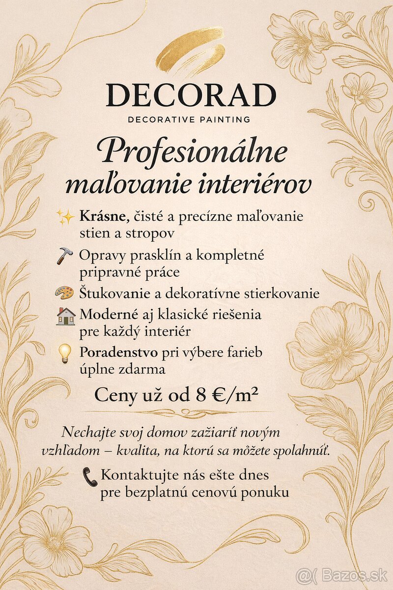 Maliarské práce - 2