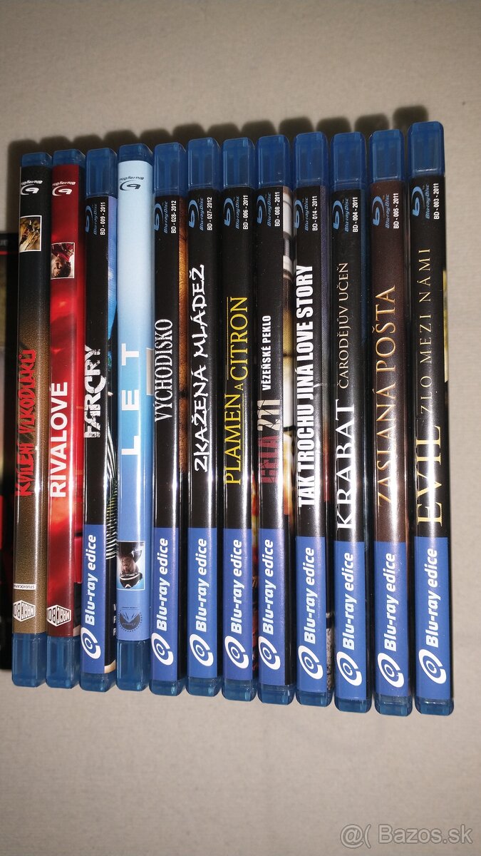 Originál Blu-ray filmy + čistiaci Blu ray disk. - 2