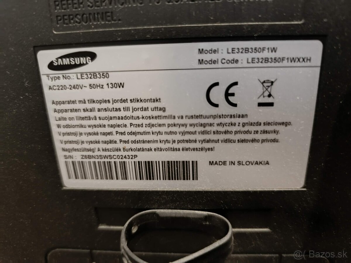 Predám TV Samsung 32" - 2